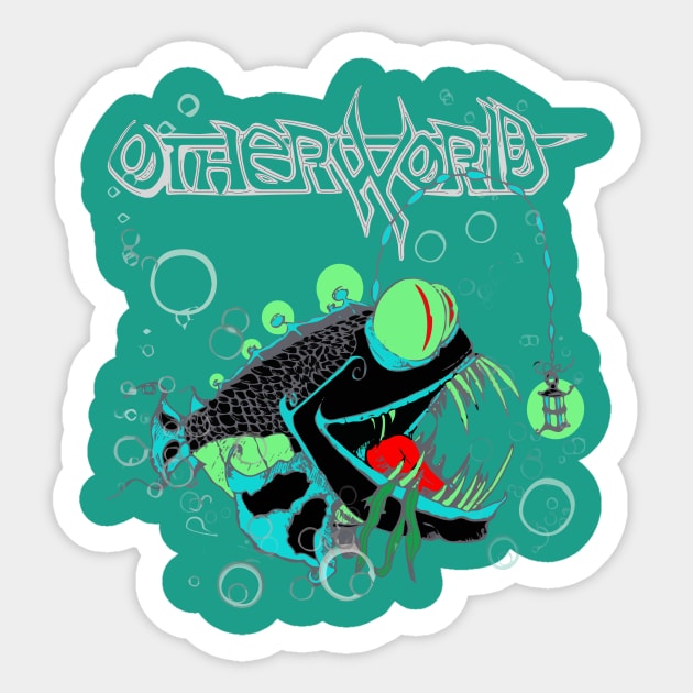 OtherWorld Angler Fish Design Sticker by Otherworld